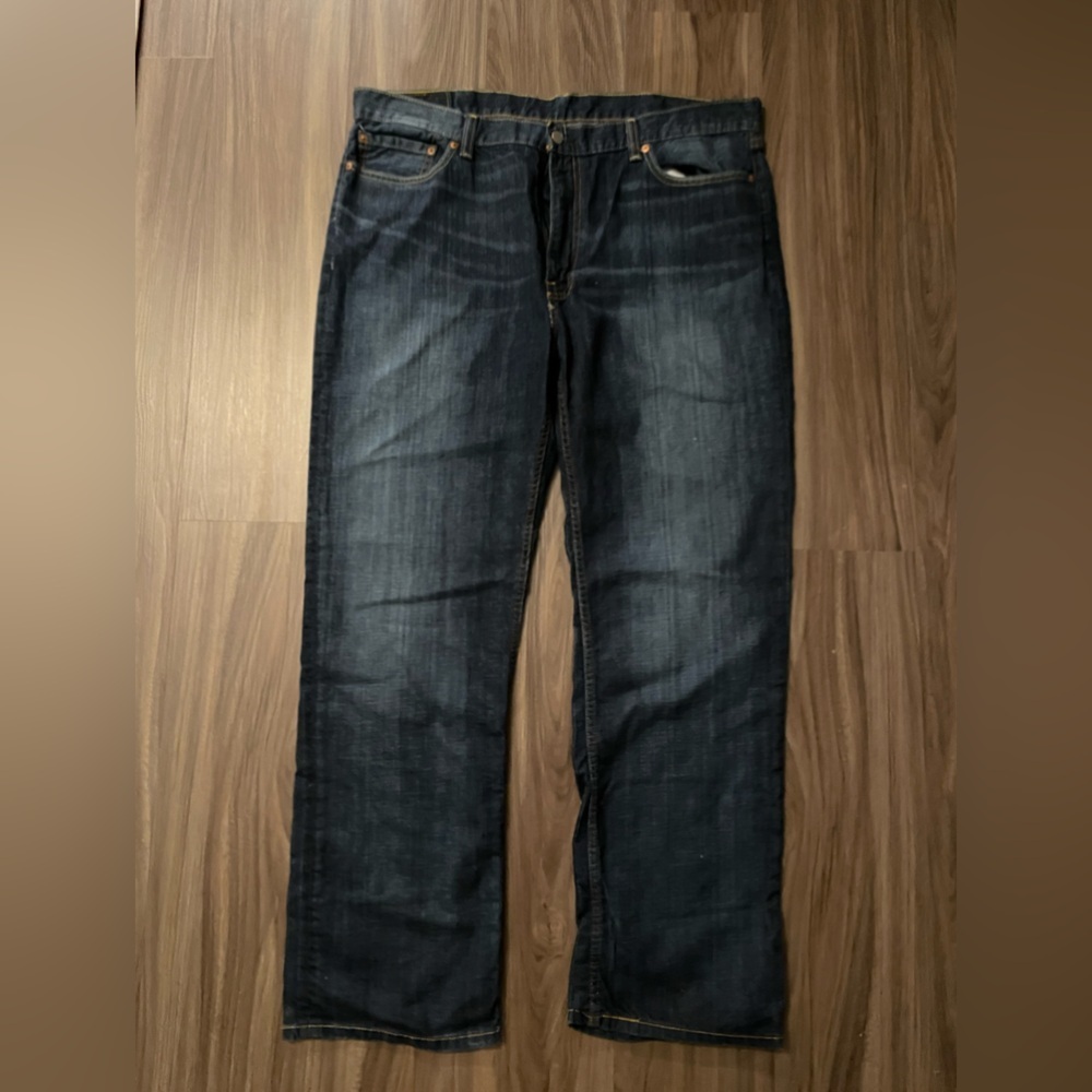 Levi's Dark Blue Men’s 514 Straight Jeans size 40X32 - Picture 6 of 6